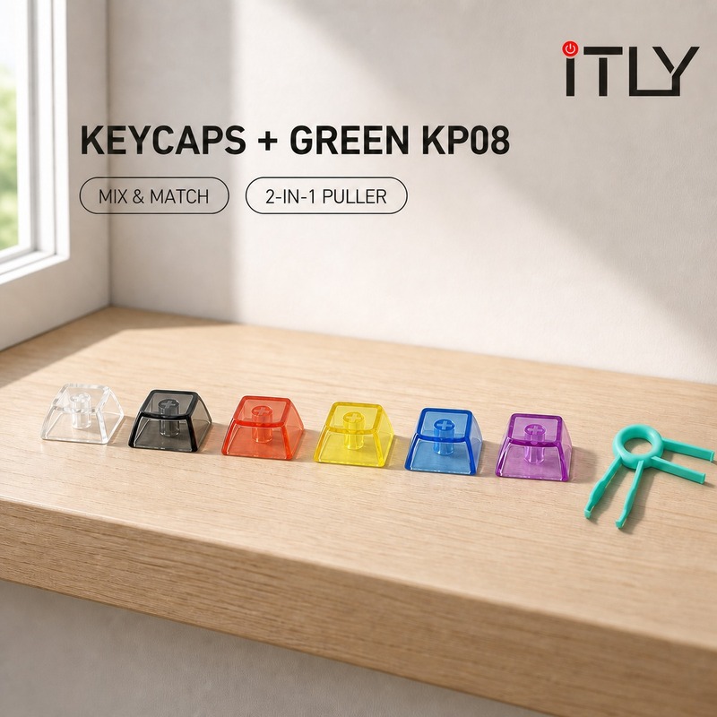 Keycap Puller Ring - Прозрачные квадратные клавиши iTLY для механической