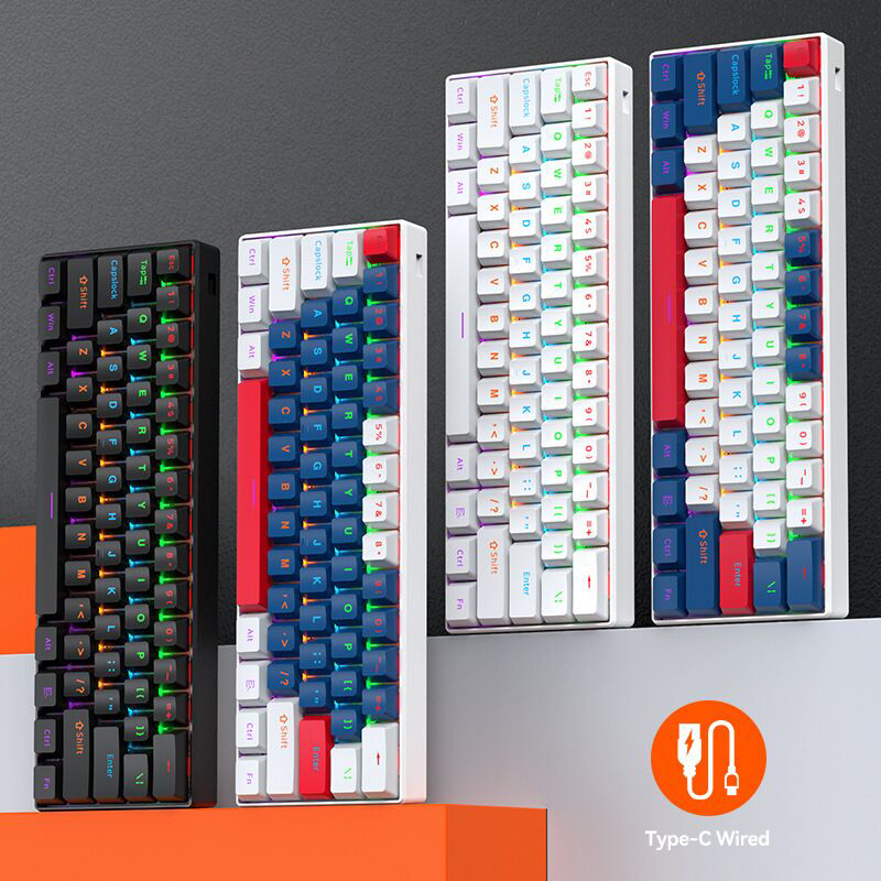 Gaming Keyboard Not Typing - Мини-механическая клавиатура T-WOLF T60 с 61