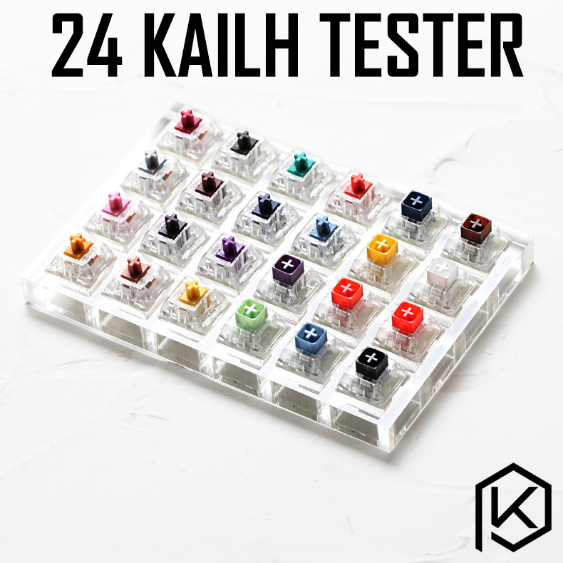 Gaming Keyboard Tester - Тестер 24 переключателя с акриловым основанием,