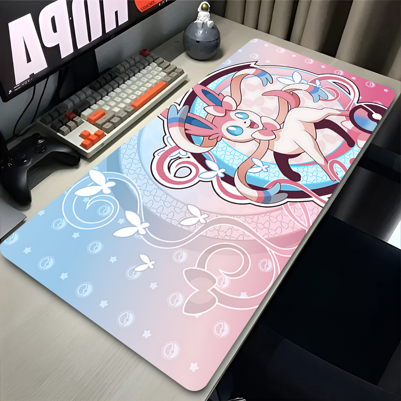 Gaming Keyboard Theme - Большой розовый милый коврик для мыши