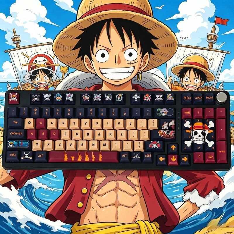 Gaming Keyboard Theme - Набор кейкапов BANDAI One Piece Monkey