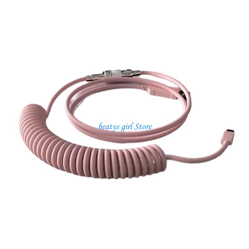 Coiled Usb Cable - C7AB Витой кабель USB типа C