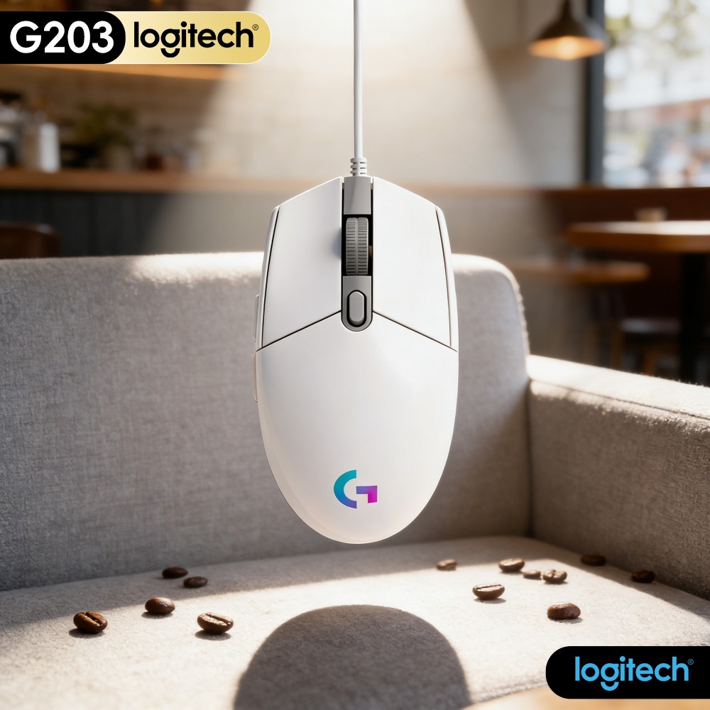 Logitech Mouse G203 - Проводная игровая мышь Logitech G203 с