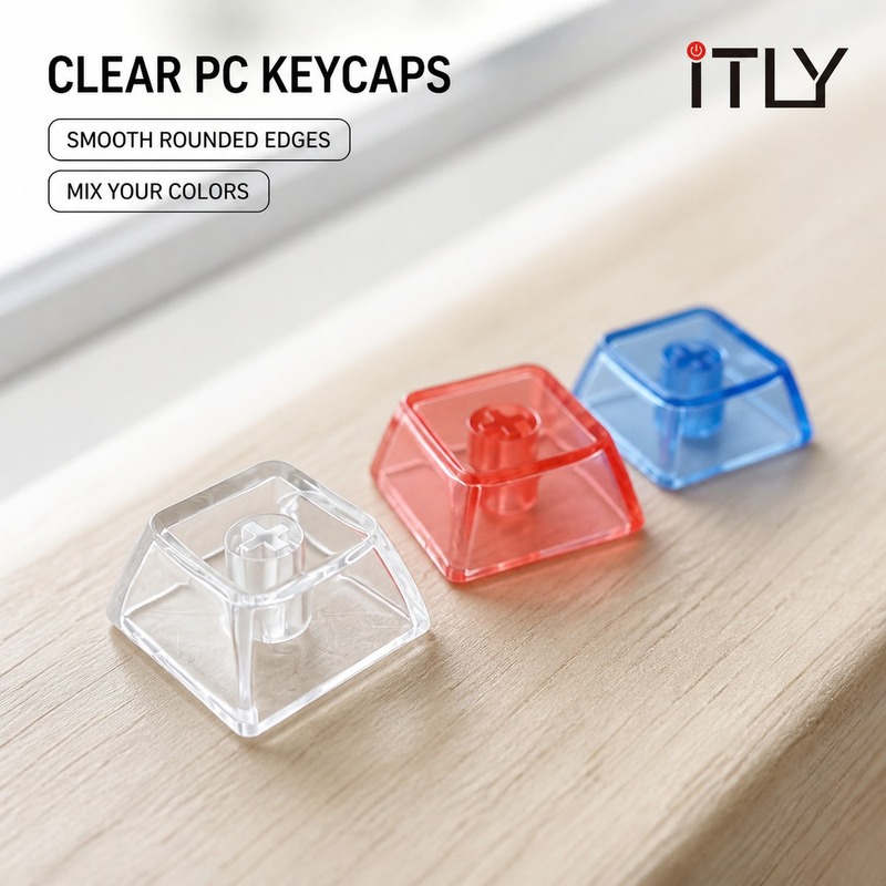 Прозрачные квадратные клавиши  – обзор и цена Keycap Puller Ring