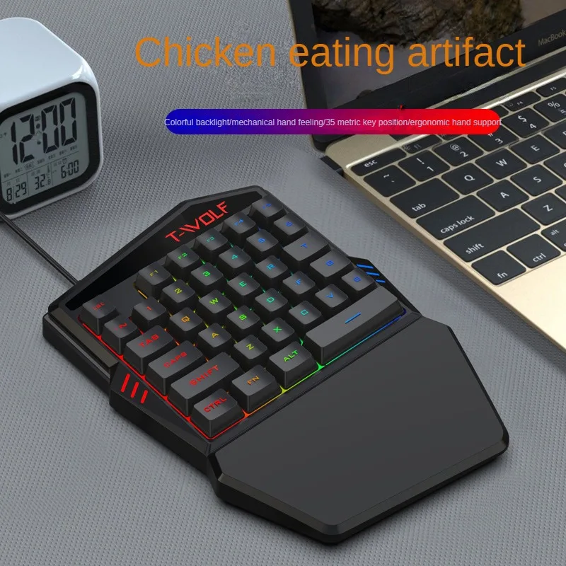 T-WOLF TF900 клавиатура для од – обзор и цена Gaming Keyboard Mouse And Headset Combo