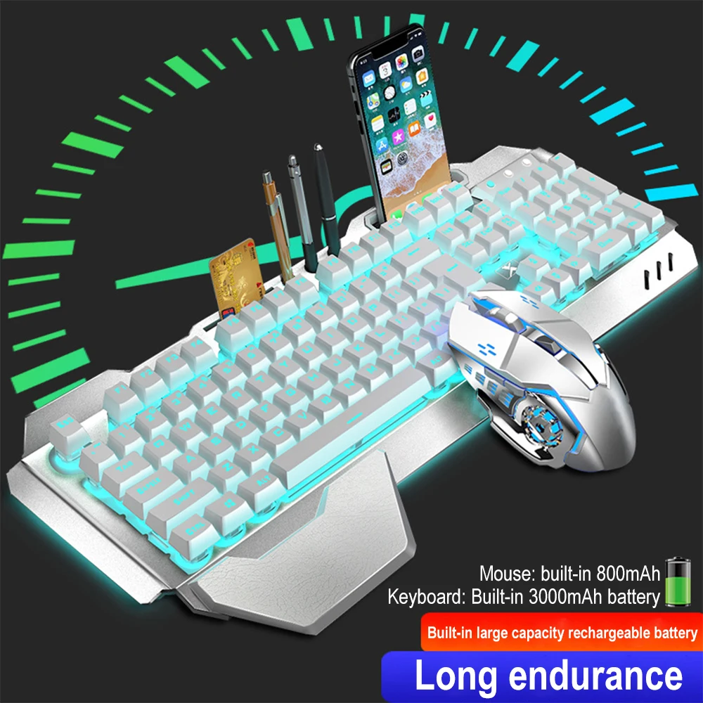 K680 перезаряжаемый 2,4G беспр – обзор и цена Gaming Keyboard Mouse And Headset Combo
