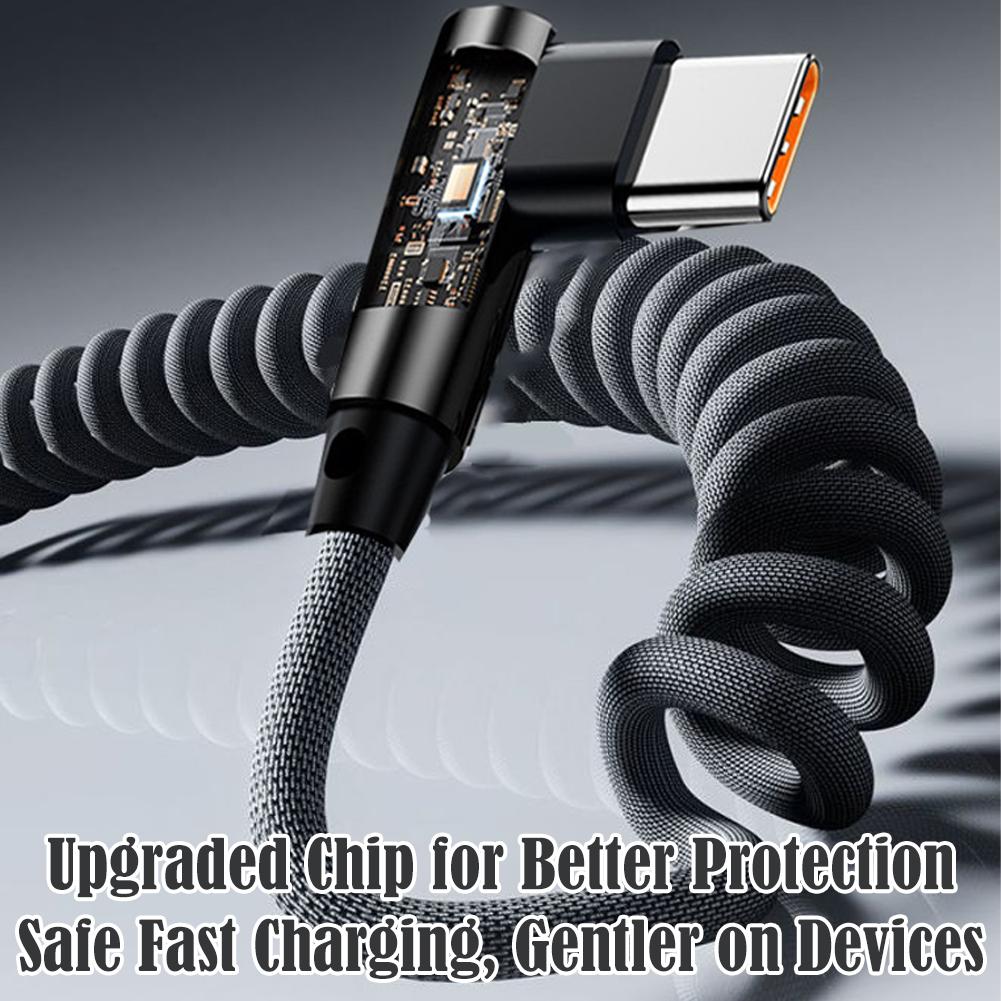 Кабель USB-C с быстрой зарядко – обзор и цена Coiled Usb Cable