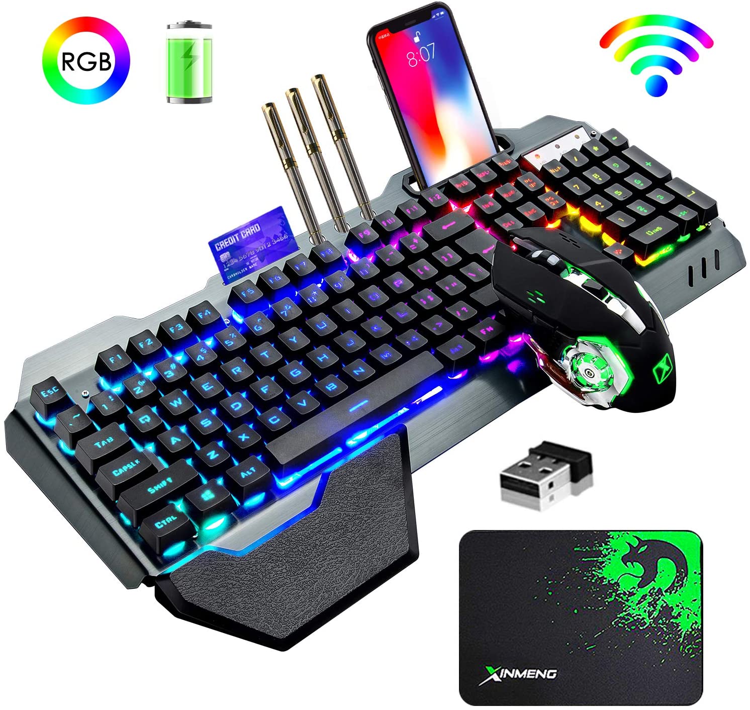 Комбинированная беспроводная и – обзор и цена Gaming Keyboard Mouse And Headset Combo