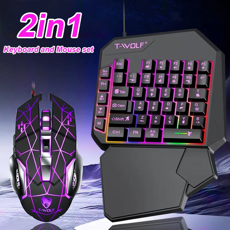 Комплект FocusOnPC TF900 2-в-1 – обзор и цена Gaming Keyboard Mouse And Headset Combo