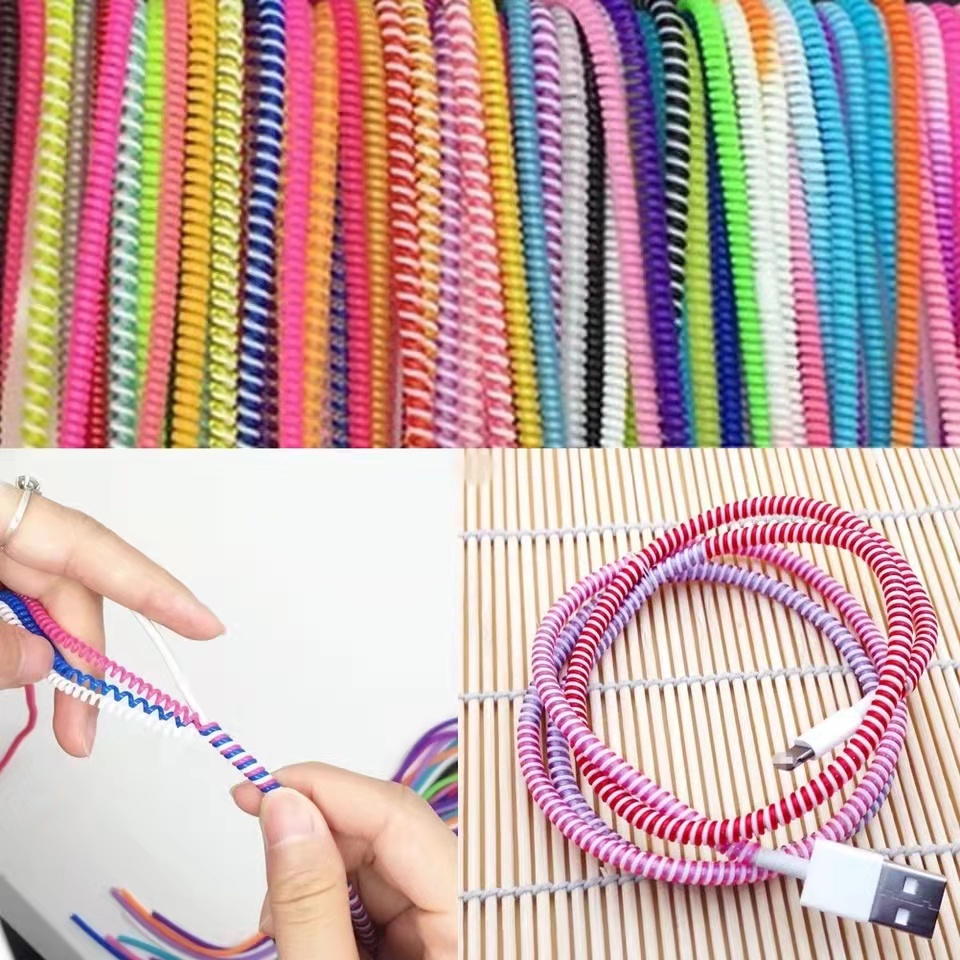 Цветная спиральная защитная оп – обзор и цена Coiled Usb Cable