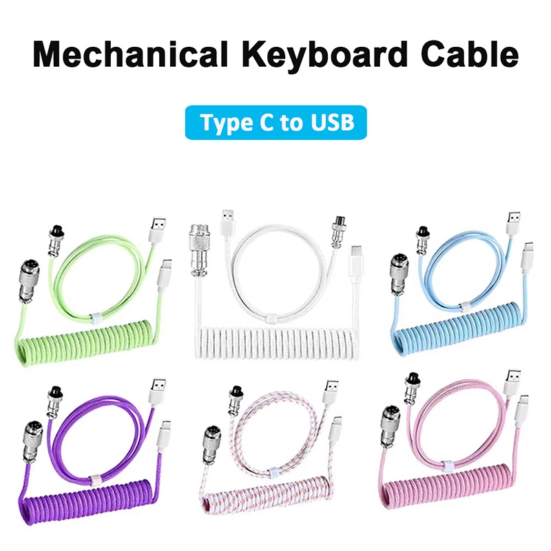 Кабель USB Type-C для механиче – обзор и цена Coiled Usb Cable